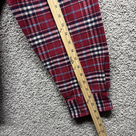 L.L.Bean Men's Maritime Red Chamois Plaid Flannel Shirt XXL Traditional Fit NWT - Picture 7 of 13